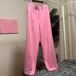 Gorgeous Barbie, carnation pink Ellie Tahari wide-leg trousers, wide leg